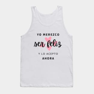 Collection: I deserve to be happy Tank Top
